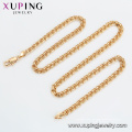 44801 xuping 24k Goldfarbe Art und Weisefrauenkette überzogene Halskette